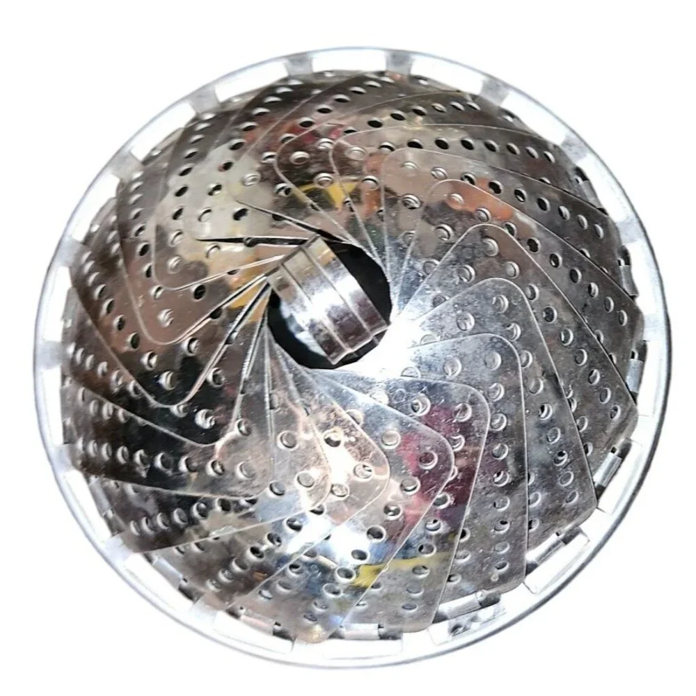 Vintage Colander Steamer Basket Stainless‎ Steel Expandable Collapsible 9